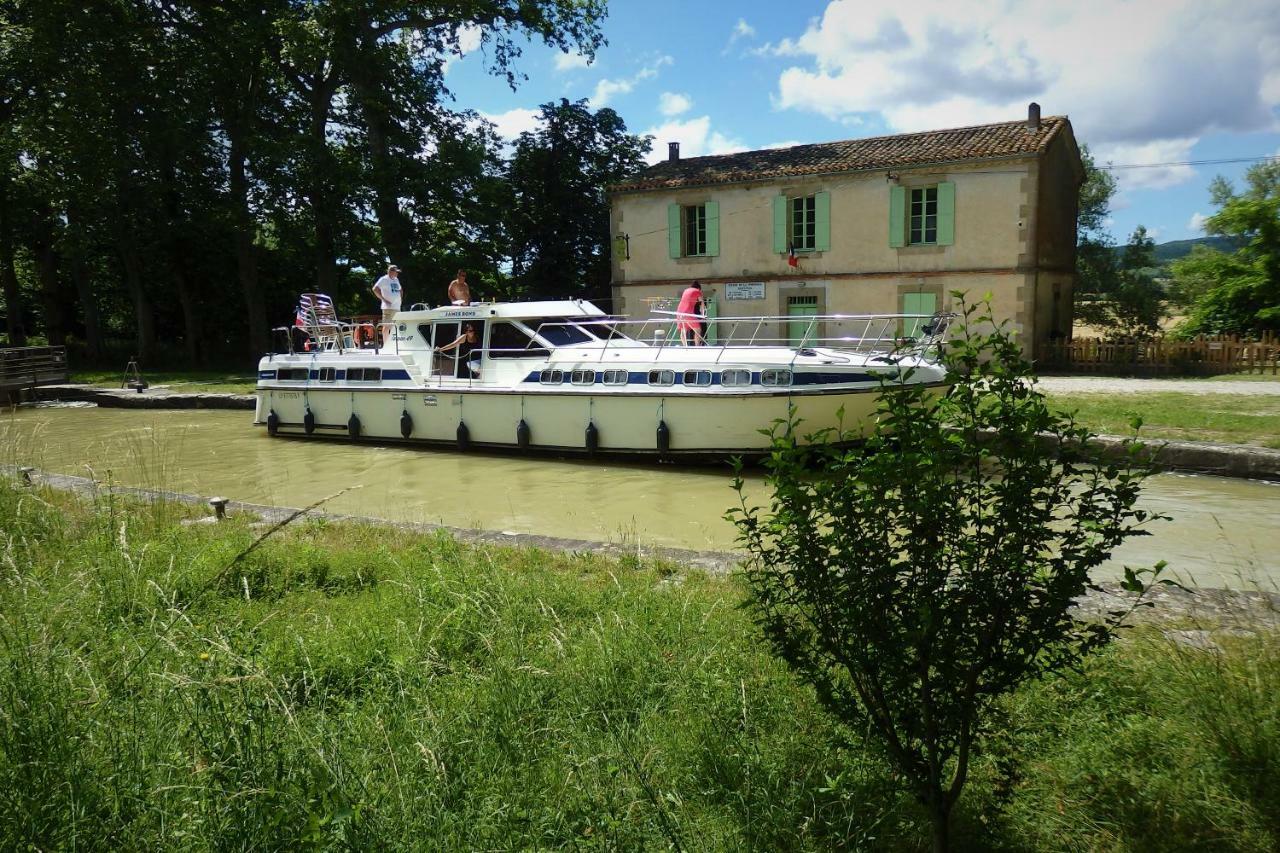 La Bonne Planque - Maison Eclusiere De La Domergue Canal Du Midi Mas-Saintes-Puelles Экстерьер фото